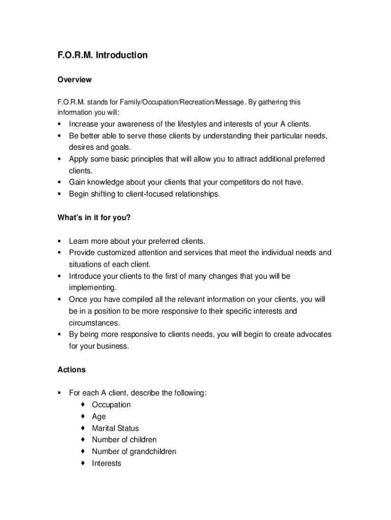 Form preview