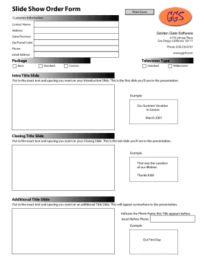 Form preview