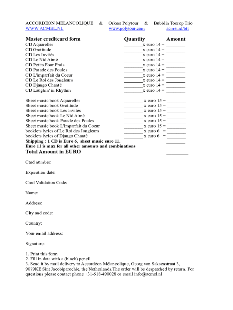 Form preview