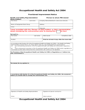 Occupational Health and Safety Act - Prince Edward Island