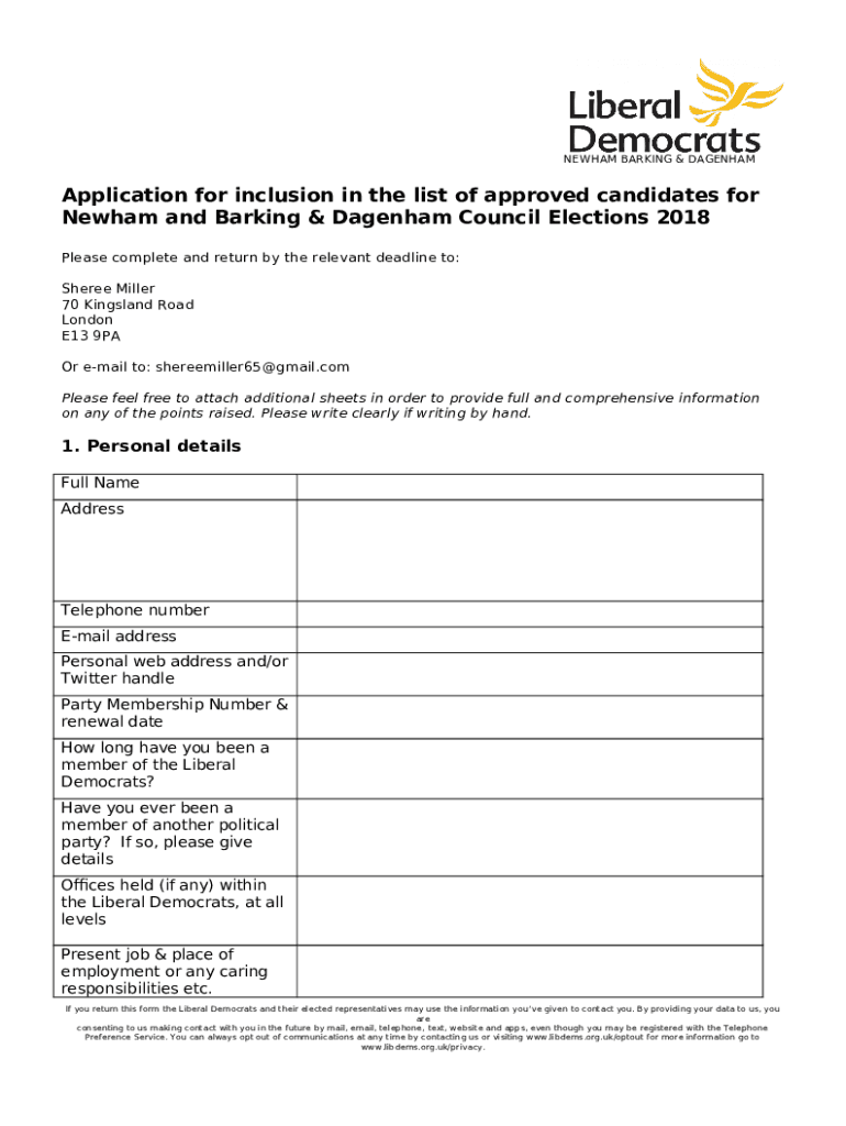 Form preview