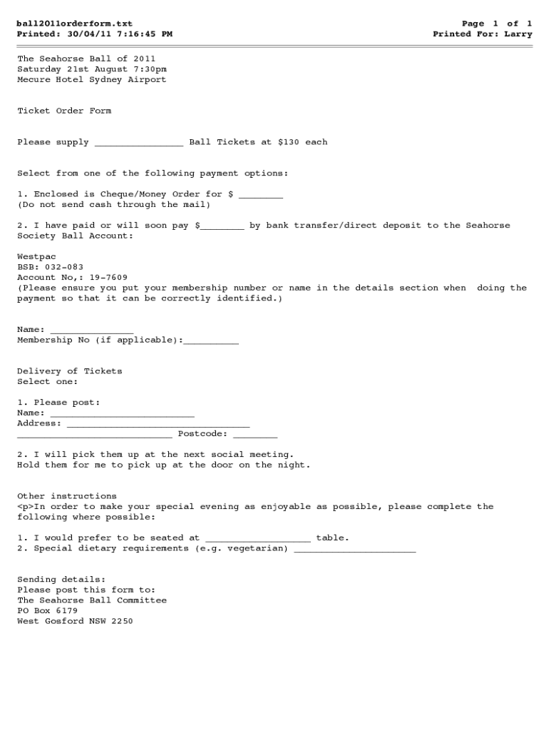 Form preview