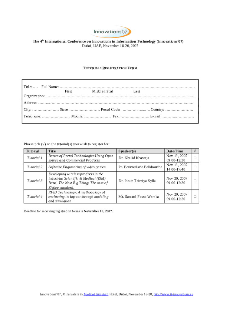 Form preview