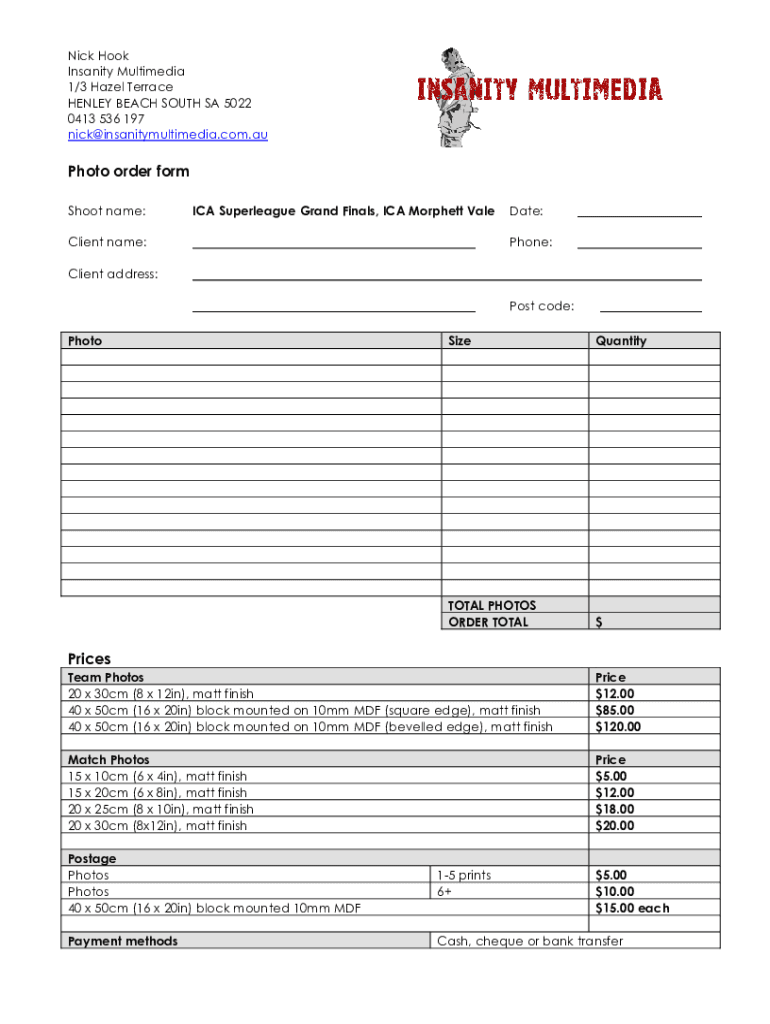 Form preview