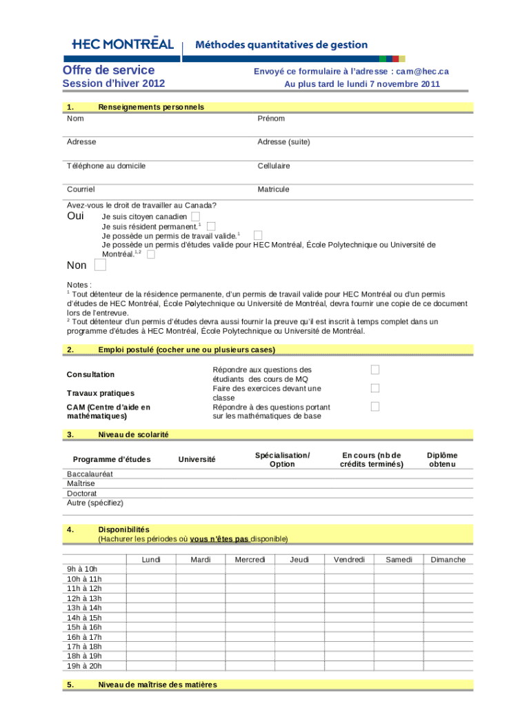 Form preview