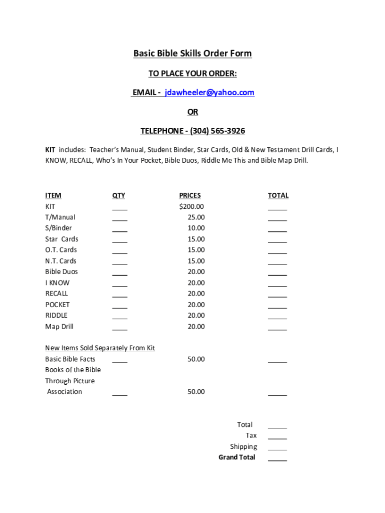 Form preview