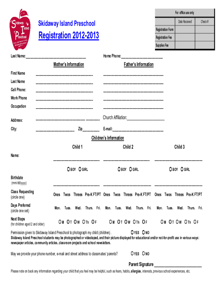 Form preview