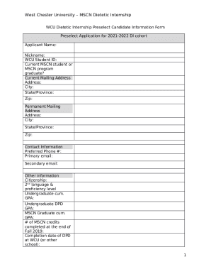 Form preview