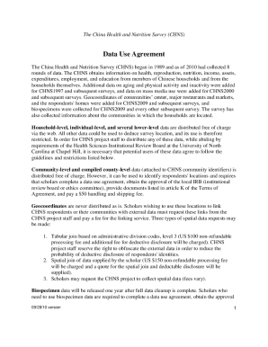 Fillable Online Data Use Agreement - DataSAR Fax Email Print - pdfFiller