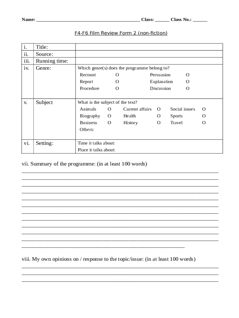 Form preview
