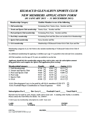 NEWMEMBERS APPLICATION FORM