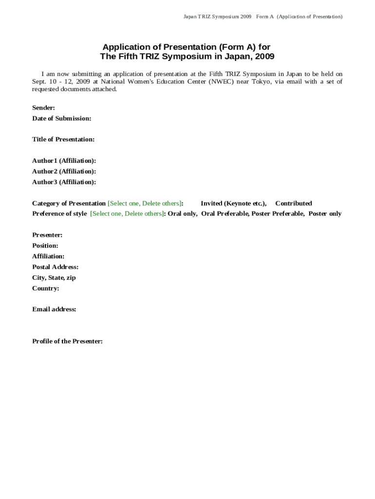 Form preview