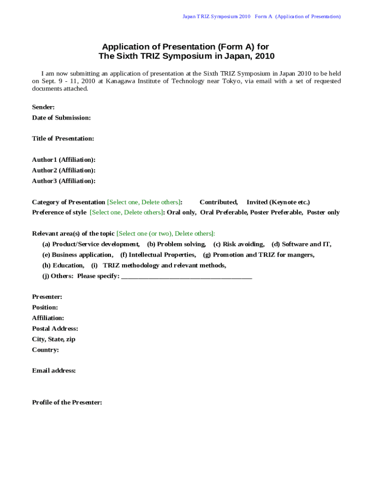 Form preview