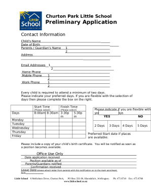 Form preview