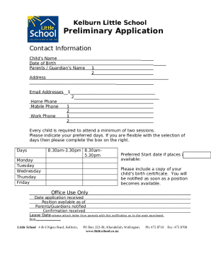 Form preview