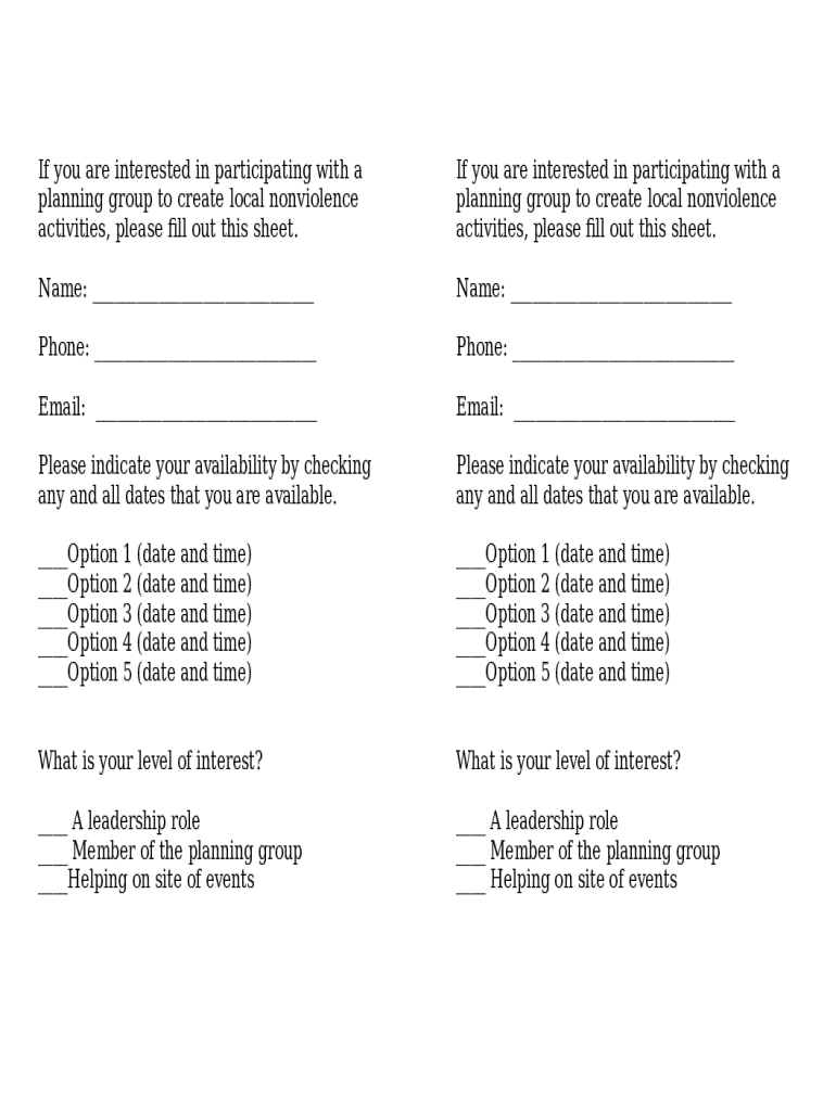 Form preview