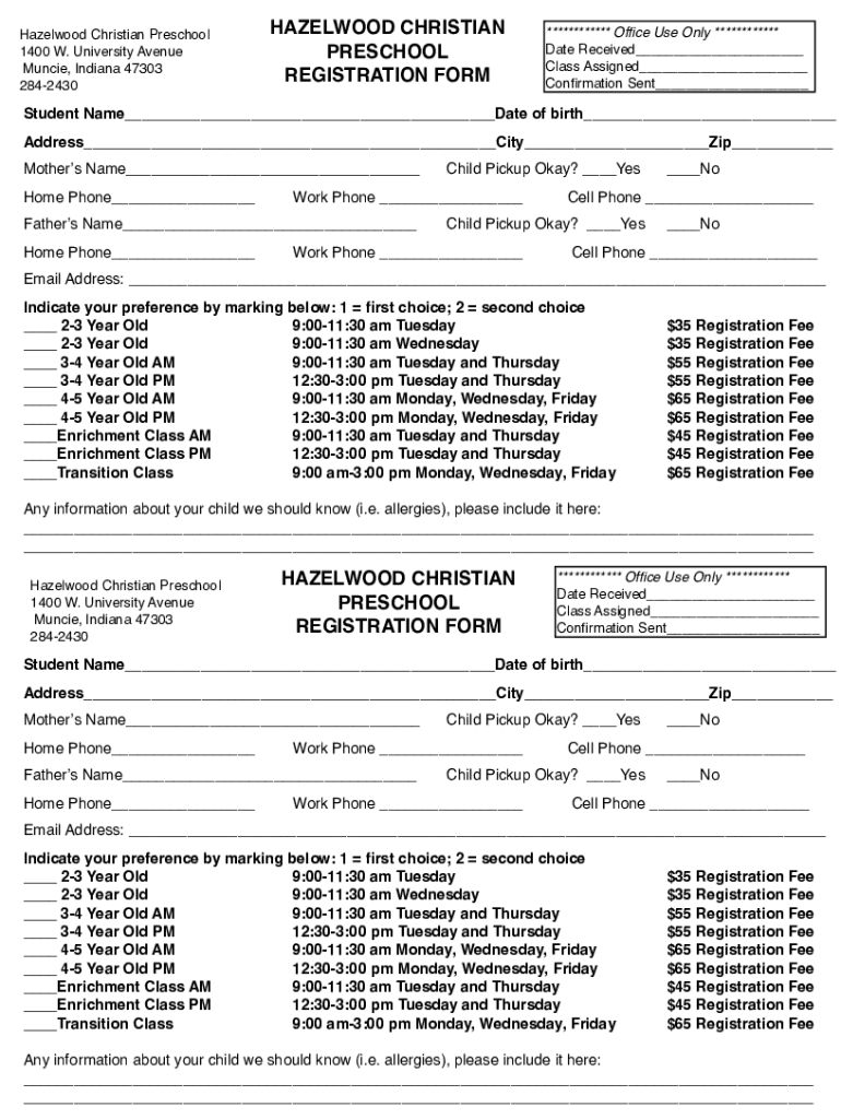 Form preview