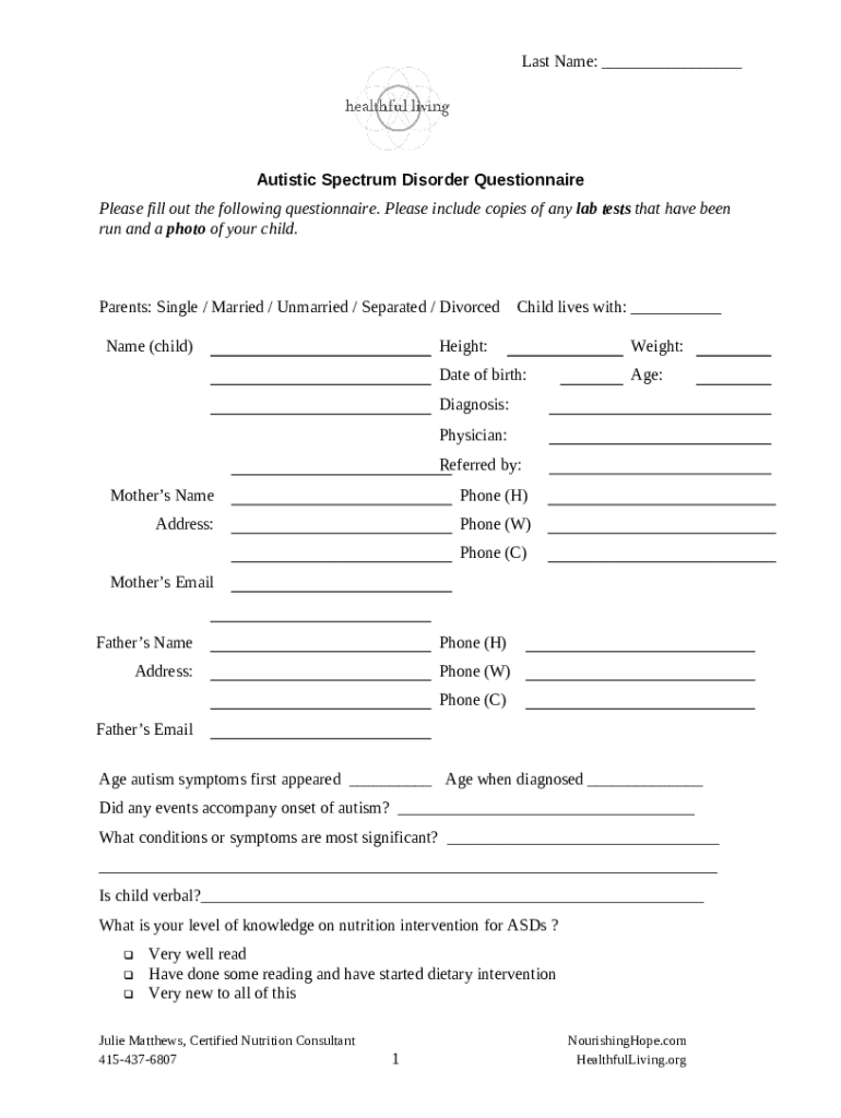 quick-autism-test-psychology-tests-quizzes-doc-template-pdffiller