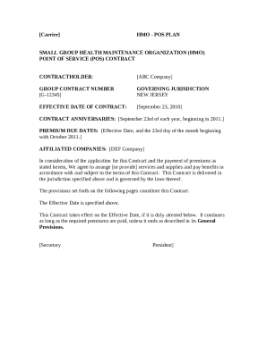 Pos contract