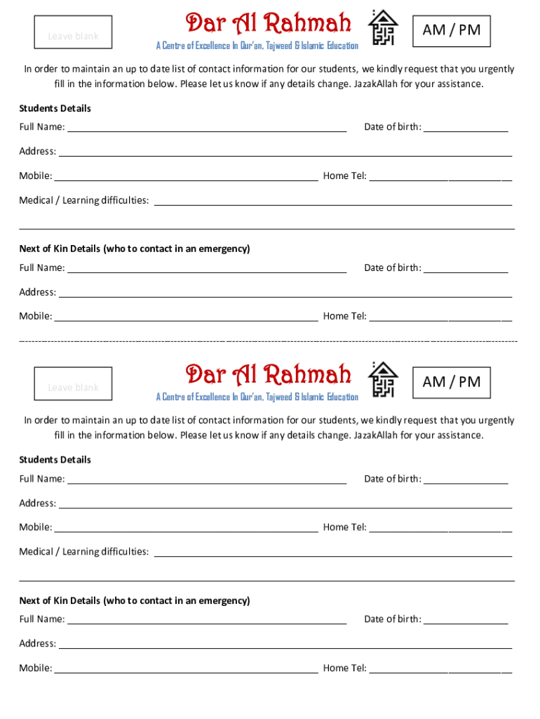 Form preview