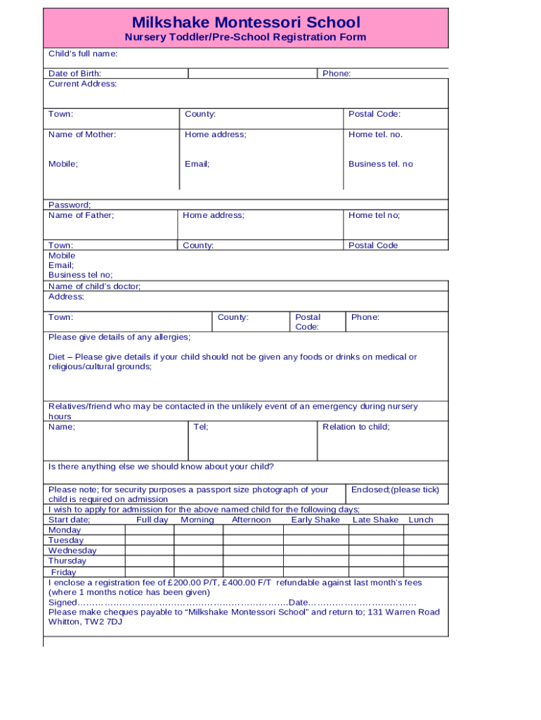 Form preview