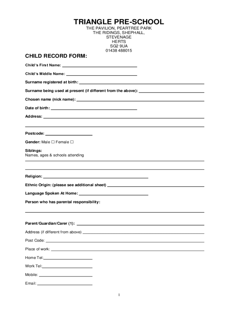 Form preview