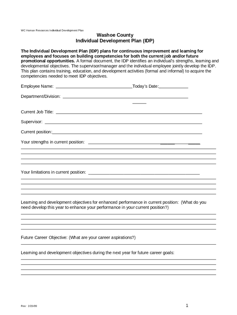 Personal Development Plan Excel Doc Template PdfFiller