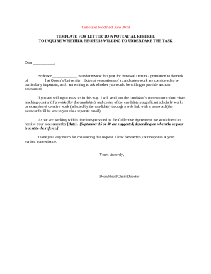 TEMPLATE FOR LETTER TO EXTERNAL REFEREES CONCERNING RENEWAL Doc