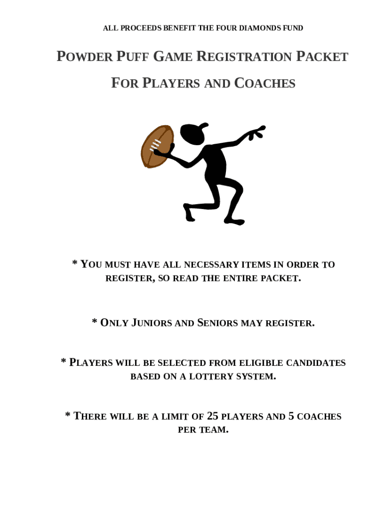 Powder Puff Football Rules Central Bucks School District Doc Template