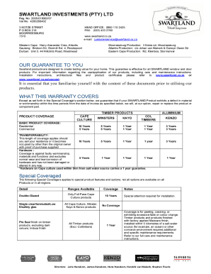 SWARTLAND INVESTMENTS (PTY) LTD - Shopify