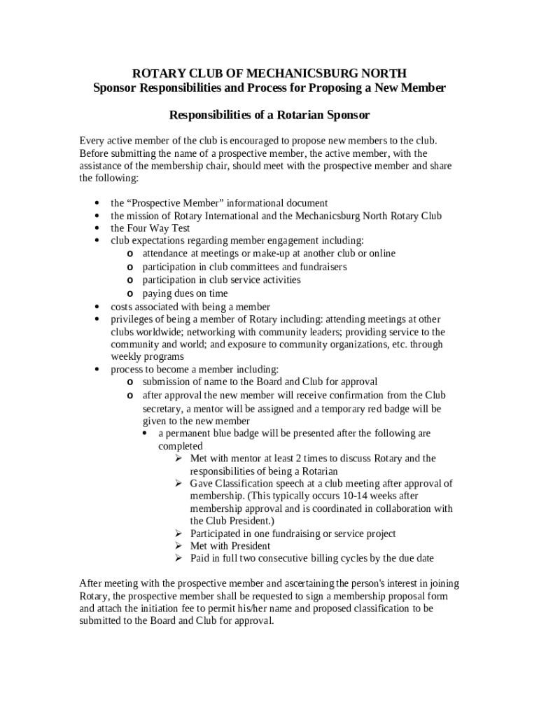 Bylaws of the Mechanicsburg North Rotary ClubRotary Club Doc
