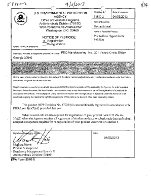 Director, Antimicrobials Division, Office of Pesticide ...