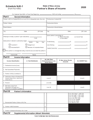 Fillable Online NJ Division of Taxation - Income Tax - Estimated ...