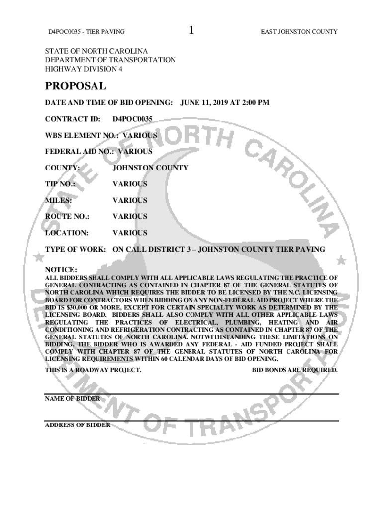 Fillable Online Johnston County Johnston County Planning Department