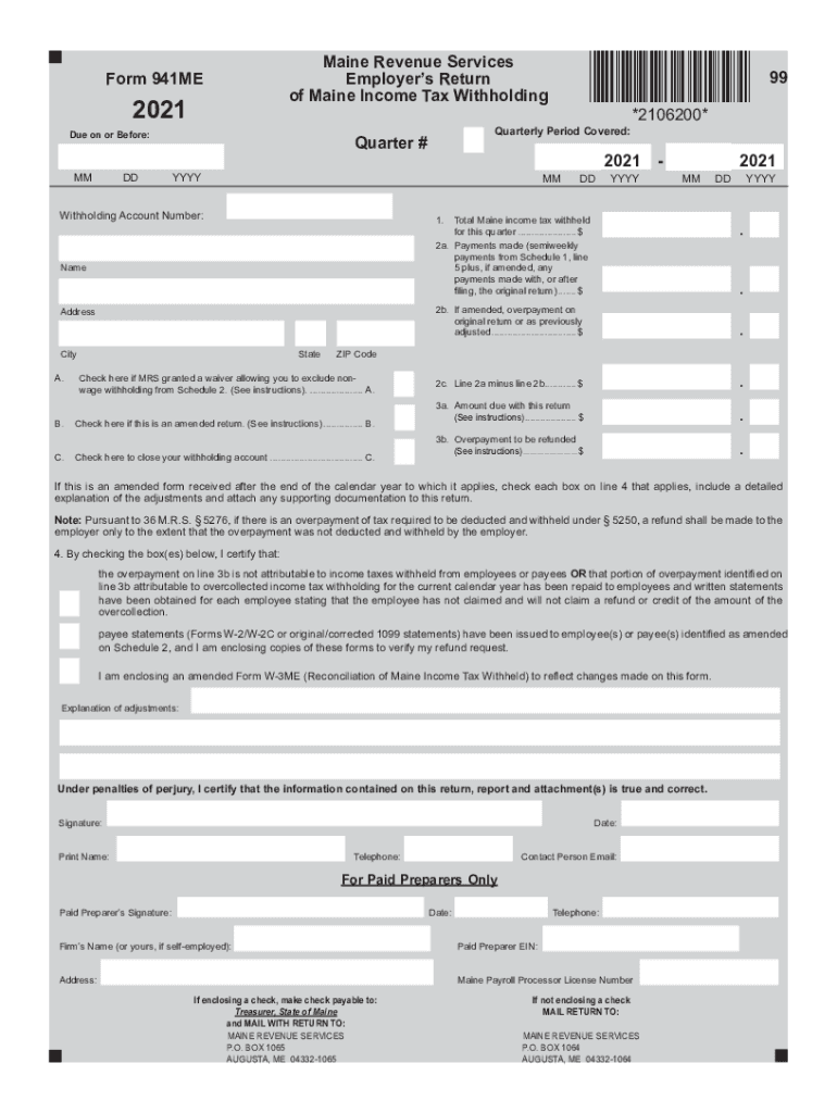 2021 maine income tax Preview on Page 1