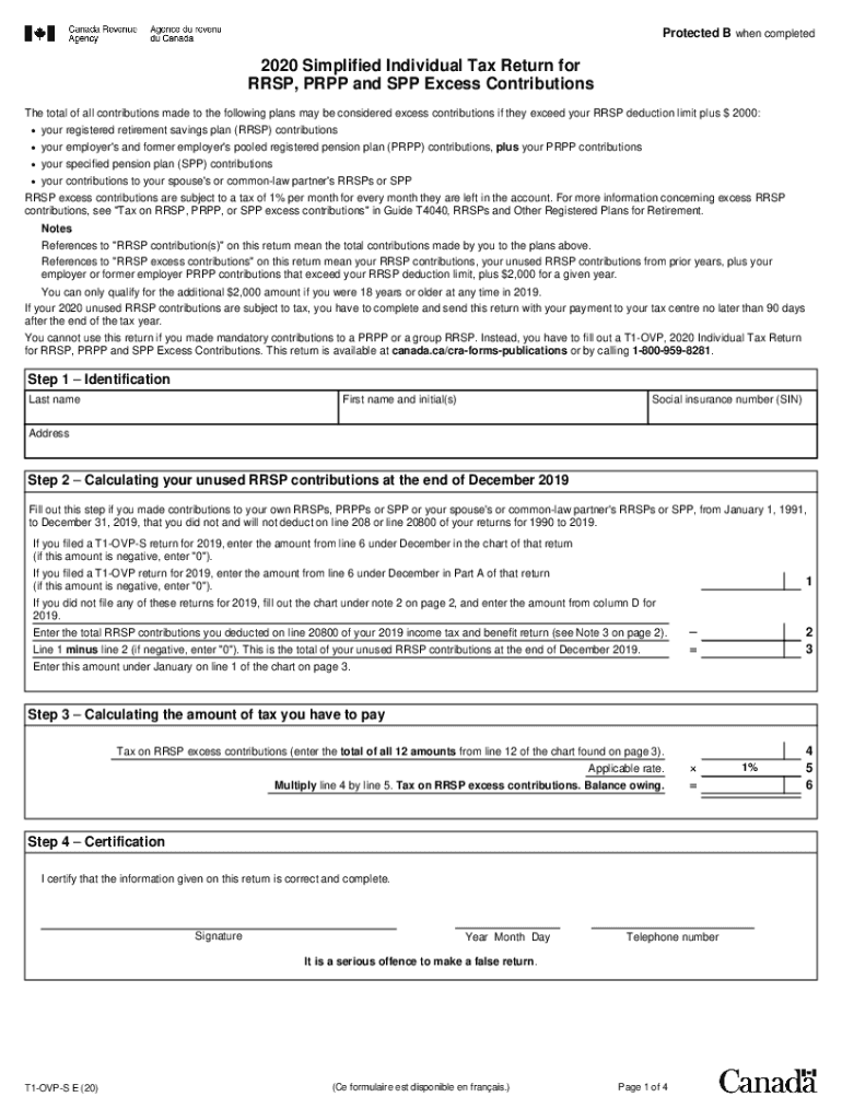 Canada T1 OVP S E 2020 2022 Fill And Sign Printable Template Online