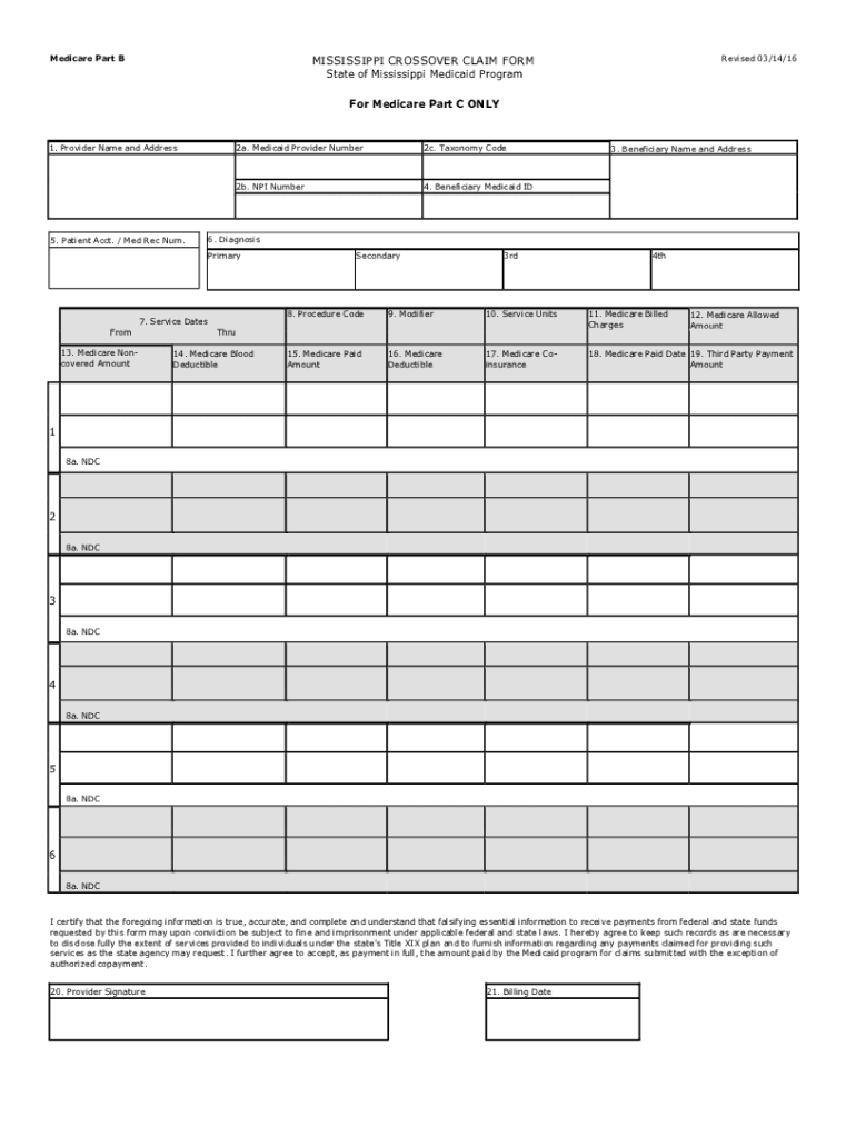 sample crossover ms medicaid Preview on Page 1