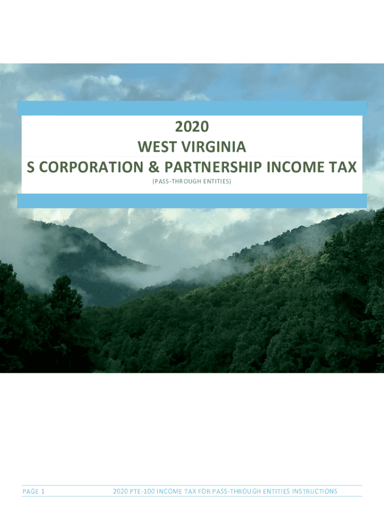 Fillable online west virginia tax forms and instructions for 2020 form