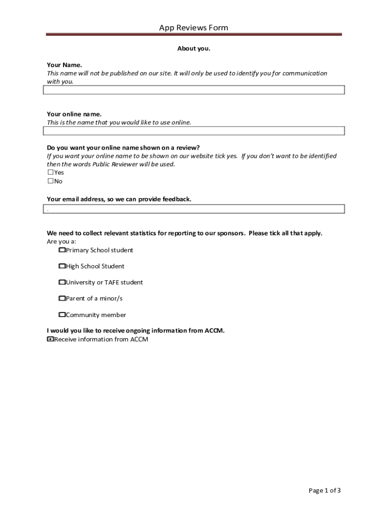 Form preview