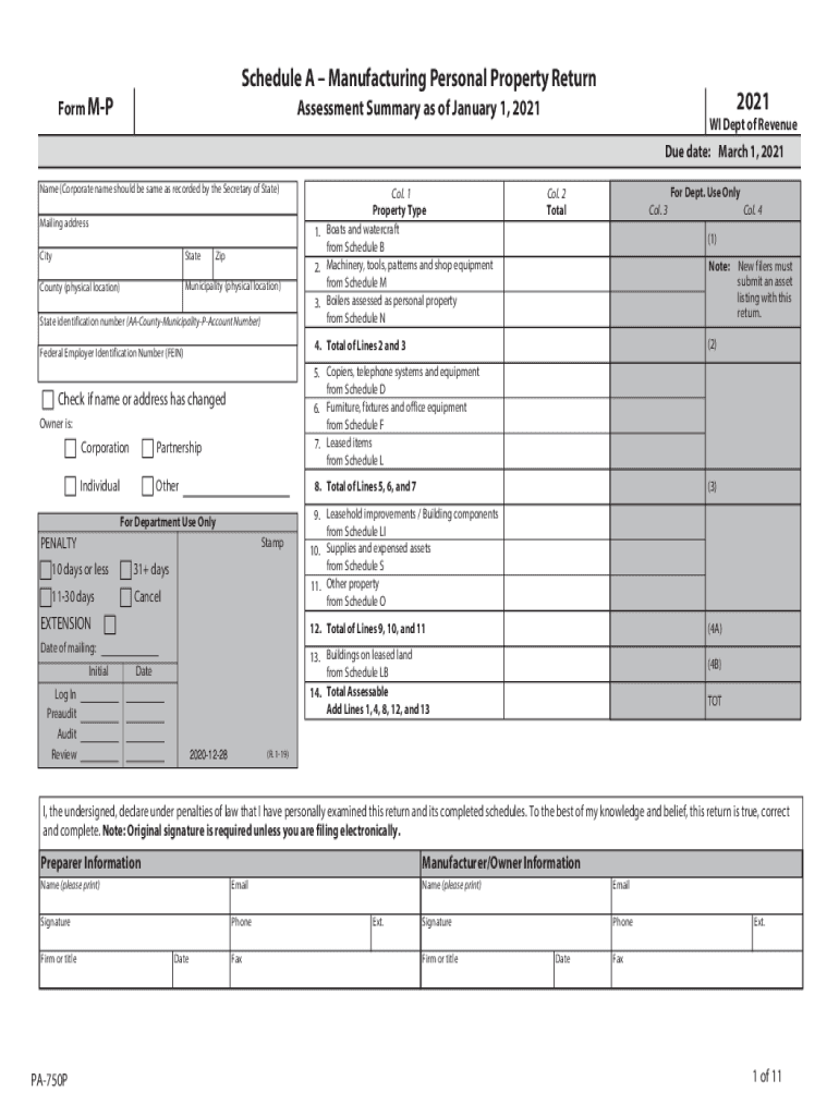 wisconsin personal property tax Preview on Page 1