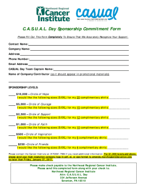 Sample Sponsorship Request Letter - Penlighten