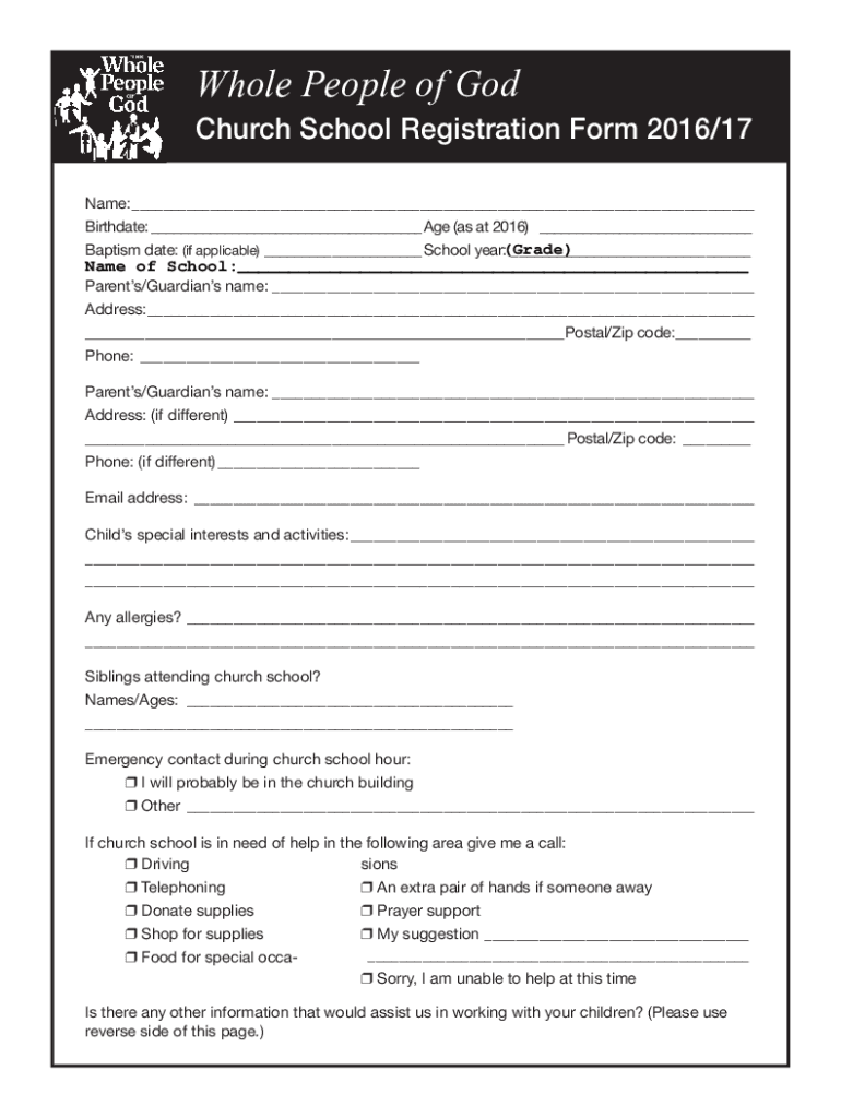 Fillable Online UniversityA Private Christian College in