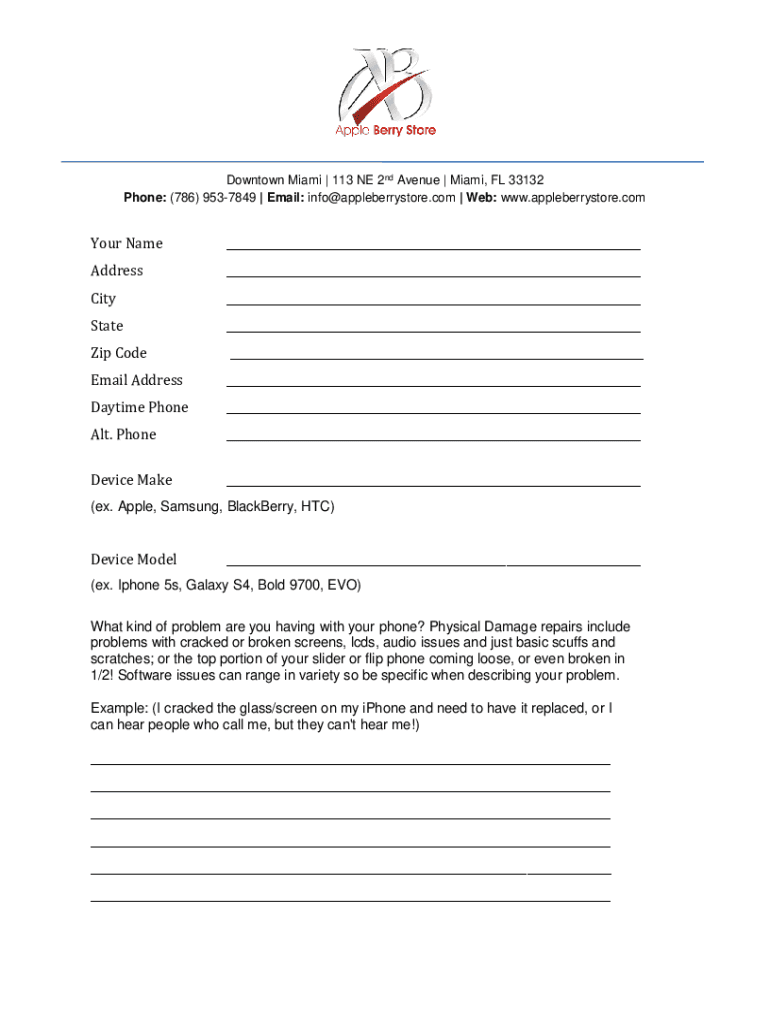 Form preview