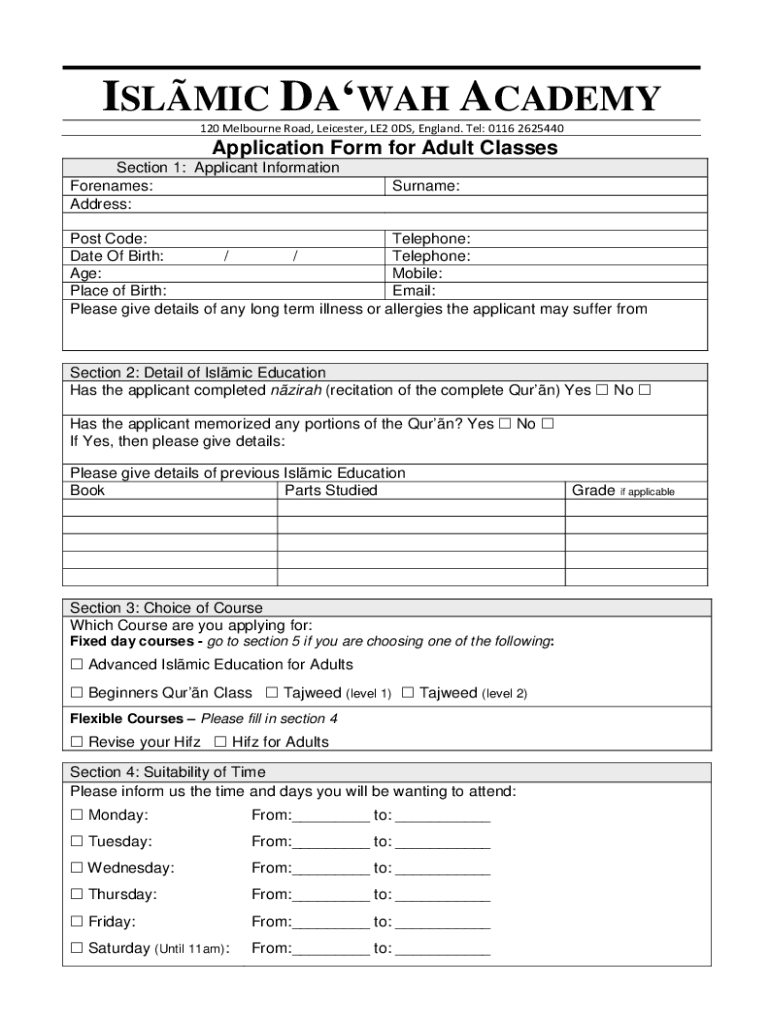 Form preview