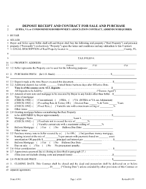 Florida Real Estate Purchase Contract