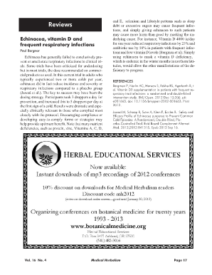 Medical Herbalism Subscription Form