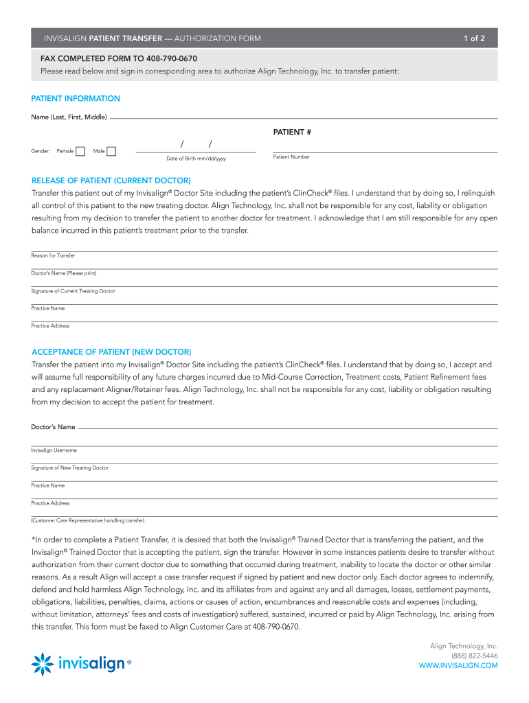 Free Printable Aao Transfer Form