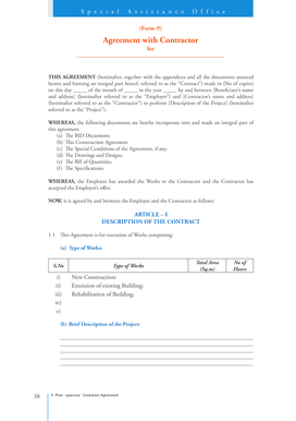 Special Assistance Office Contractor Agreement Form-9
