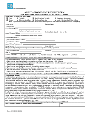 Agent Appointment Request Form