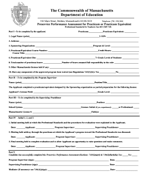 Preservice Performance Assessment for Practicum